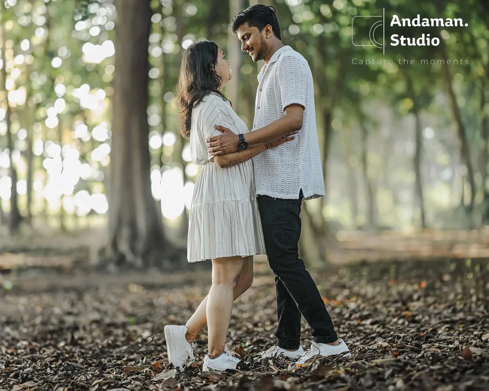Couple shoot near radhanagar beach