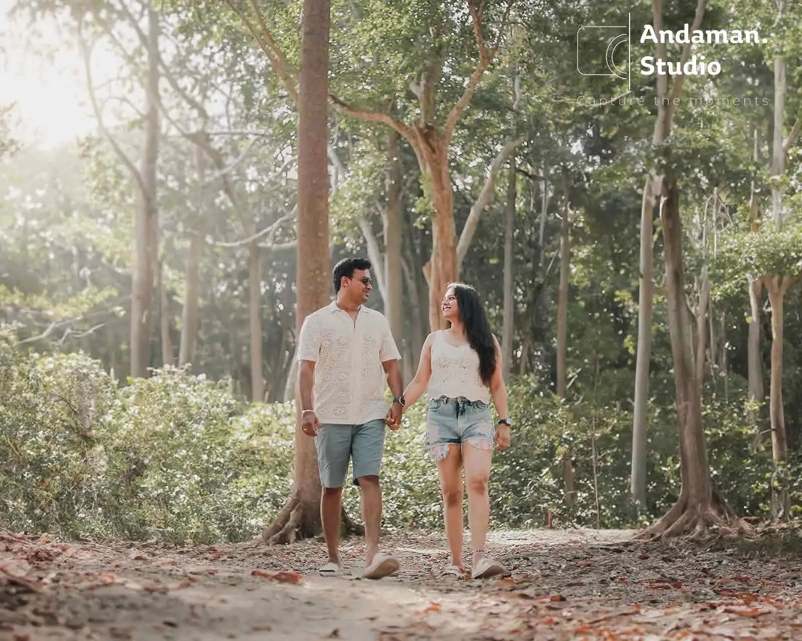 Forest photoshoot in andaman