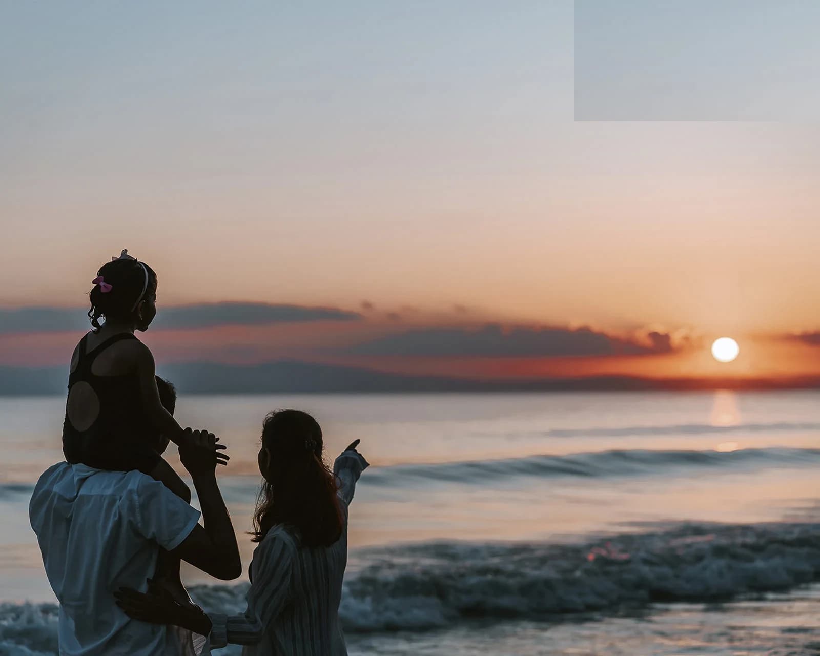 Family sunset photography at havelock andaman